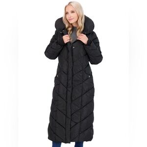 Steve Madden Women's Long Maxi Winter Puffer Coat